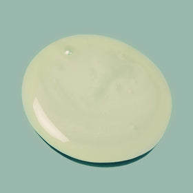 INNERSENSE shampoo pump closeup demonstrating creamy lather and gentle cleanse