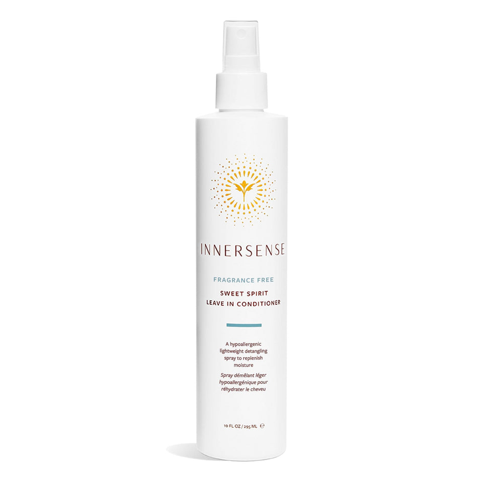 INNERSENSE Sweet Spirit front bottle showing label and clean packaging benefit