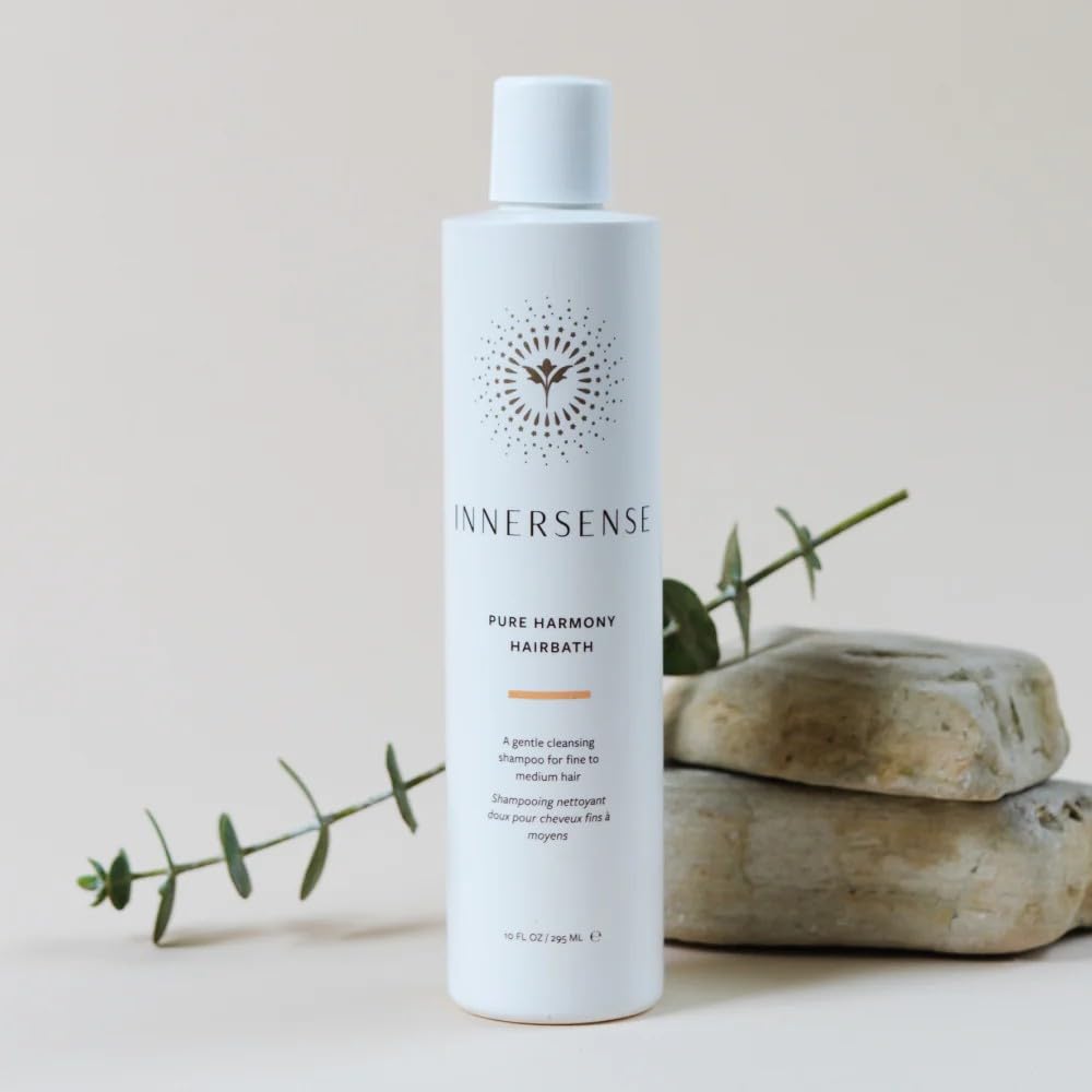 INNERSENSE shampoo foam texture closeup showing lightweight lather