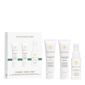 INNERSENSE travel trio front packaging showing compact bottles and benefits