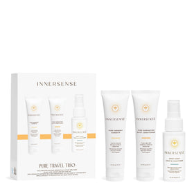 INNERSENSE trio front packaging showing clean beauty branding and travel sizes