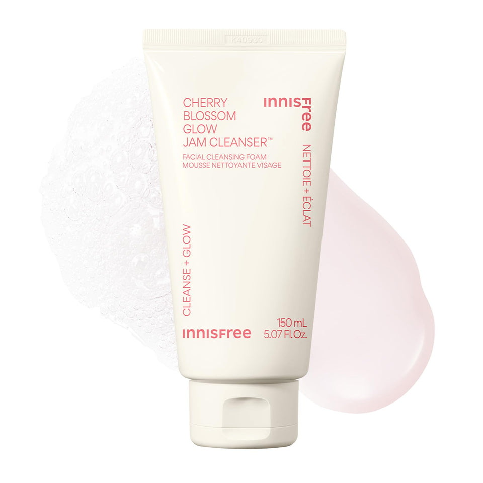 innisfree front packaging showing cleanser and benefits for gentle cleansing