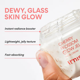 innisfree clear jelly texture close-up highlighting bouncy hydration feel