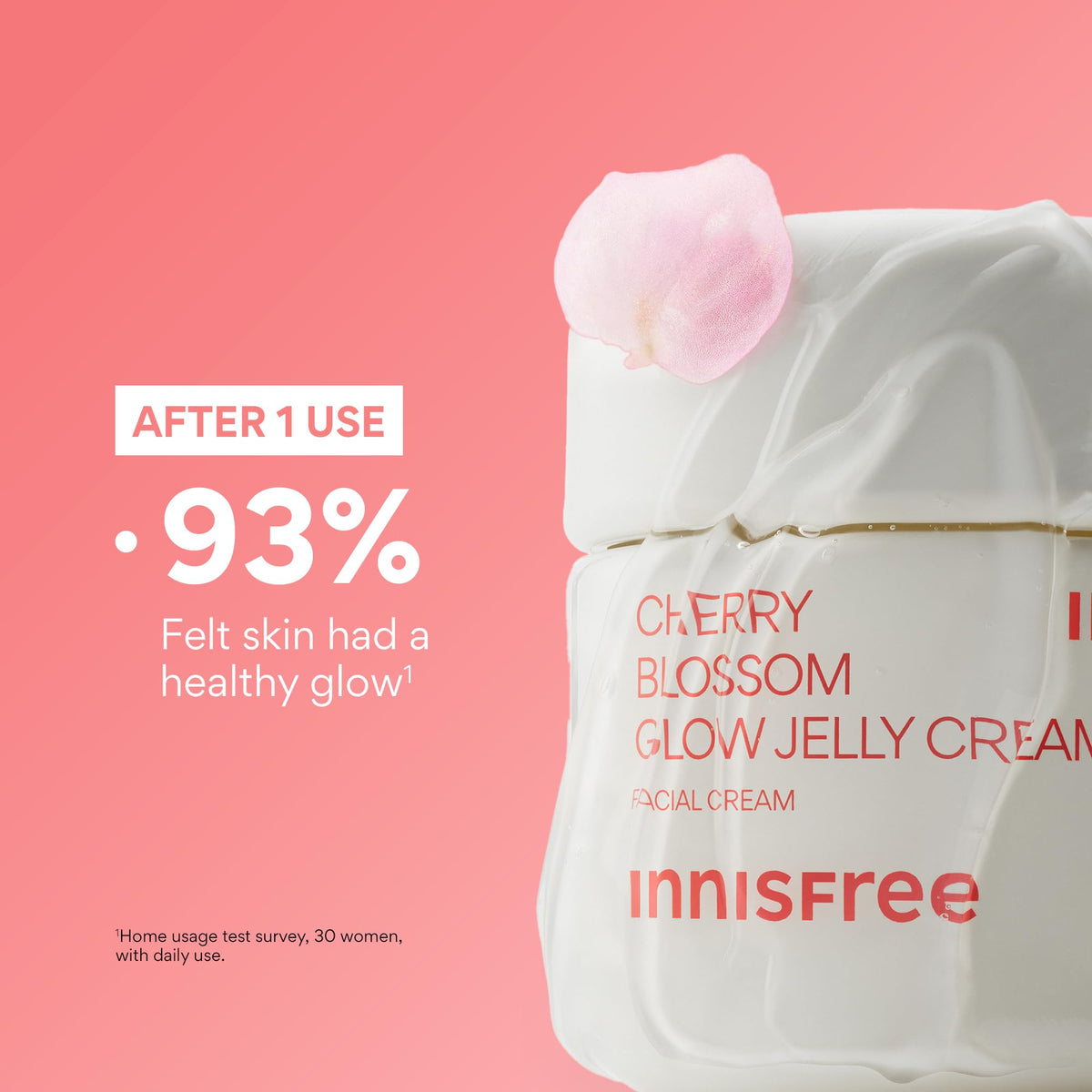 innisfree cream being scooped with spatula showing hygienic use benefit
