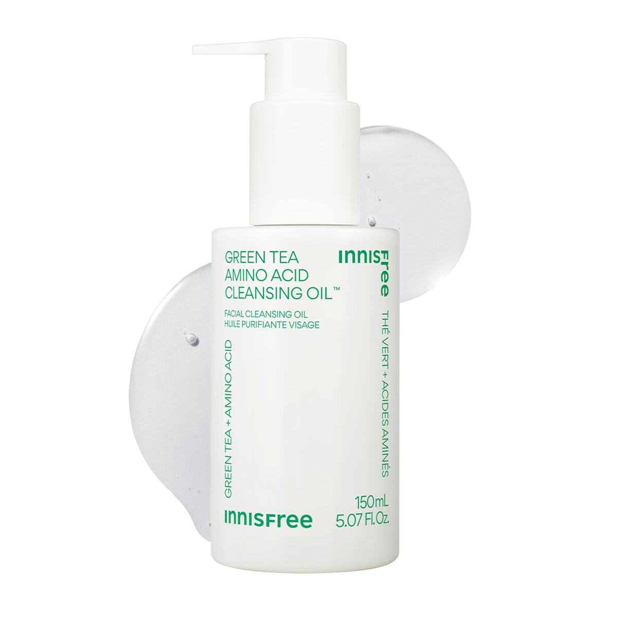 innisfree cleansing oil front bottle showing sleek packaging and hydration benefit
