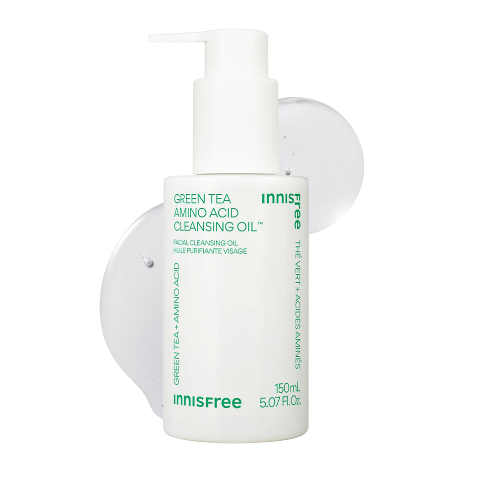 innisfree cleansing oil front bottle showing sleek packaging and hydration benefit