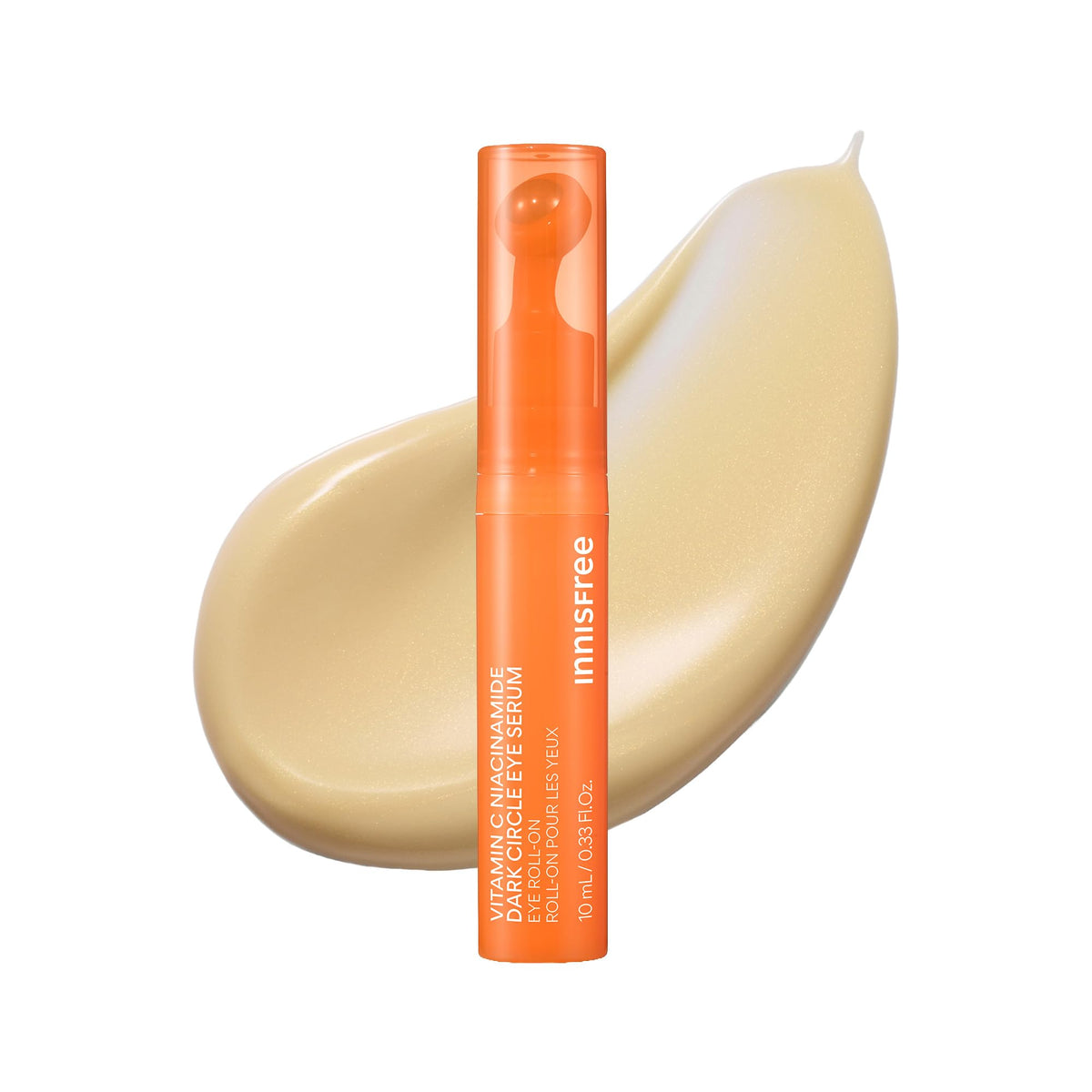 innisfree front packaging showing brightening eye serum benefits