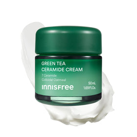 innisfree front jar showing clean packaging and calming barrier repair benefit
