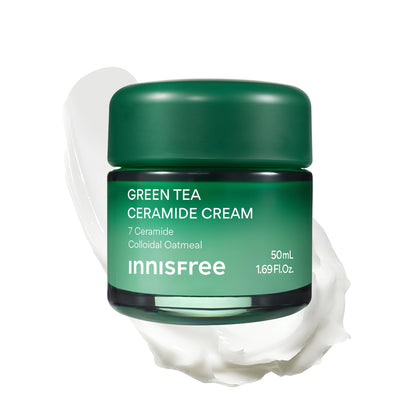 innisfree front jar showing clean packaging and calming barrier repair benefit