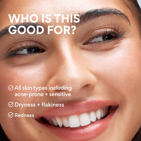 innisfree green tea leaves and ceramide droplets highlighting soothing ingredients