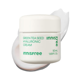 innisfree front jar view showing clean packaging and daily moisturizer benefit