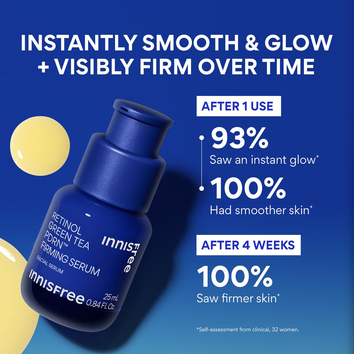 innisfree green tea leaves and liquid illustrating key PDRN ingredient benefits