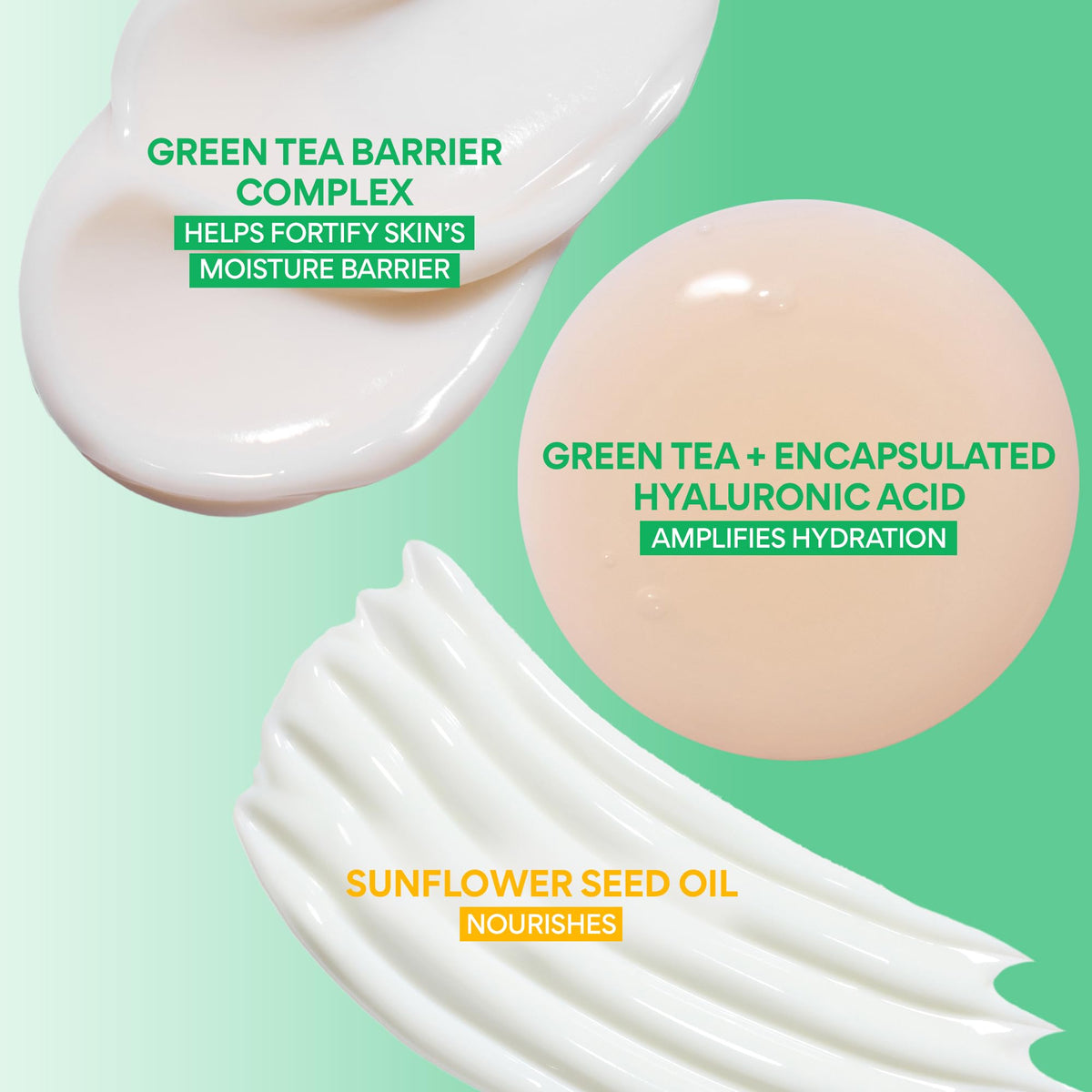 innisfree green tea serum pump detail for precise, mess-free application