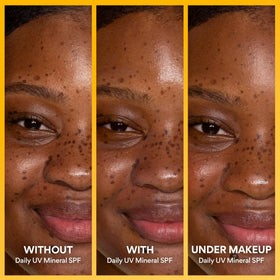 innisfree green tint blending on skin to neutralize redness visibly
