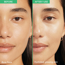 innisfree green tea leaves and enzyme focus, emphasizes natural exfoliating benefit