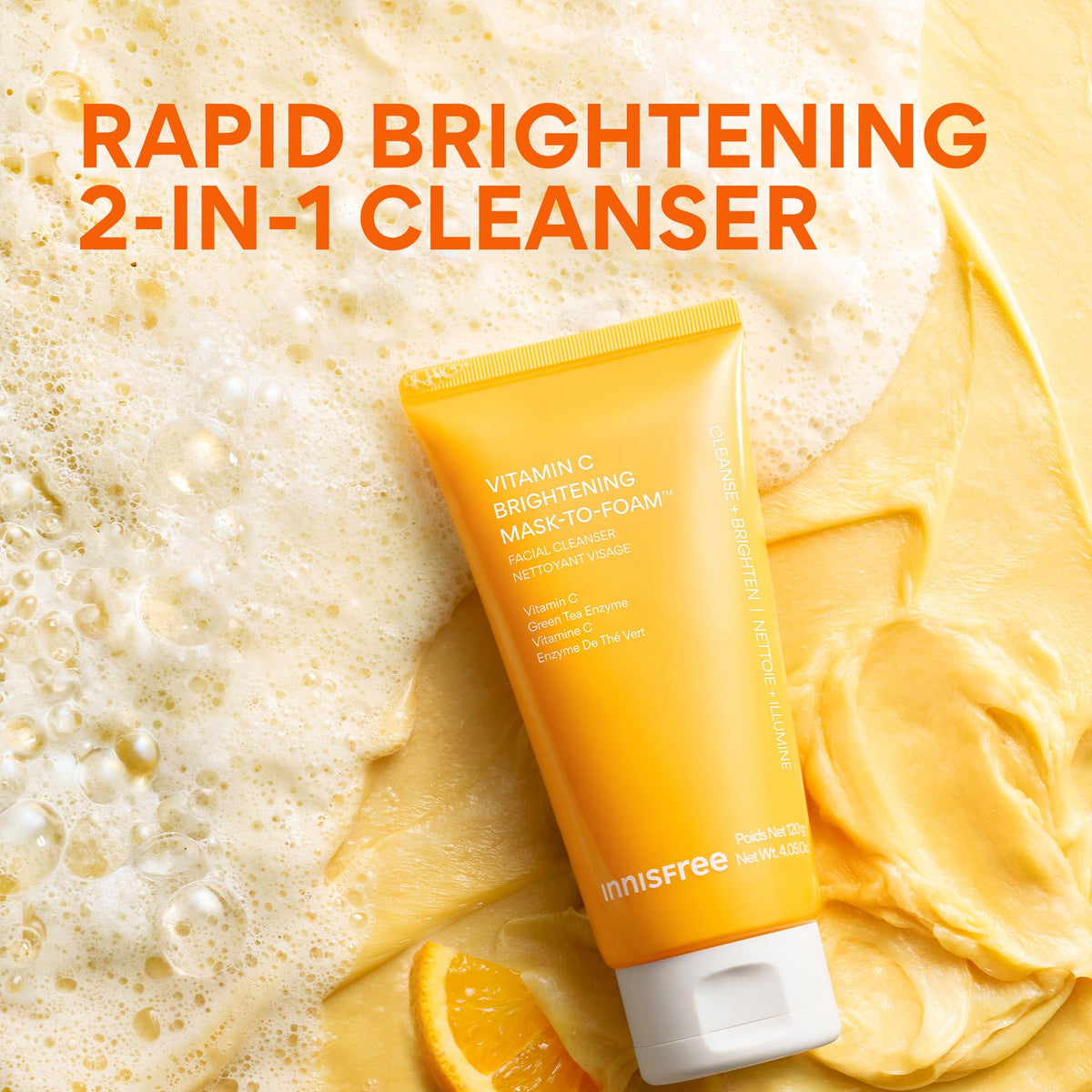 innisfree on bathroom counter in lifestyle scene suggesting daily routine