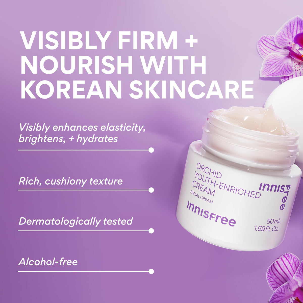 innisfree cream applied on hand demonstrating easy absorption benefit