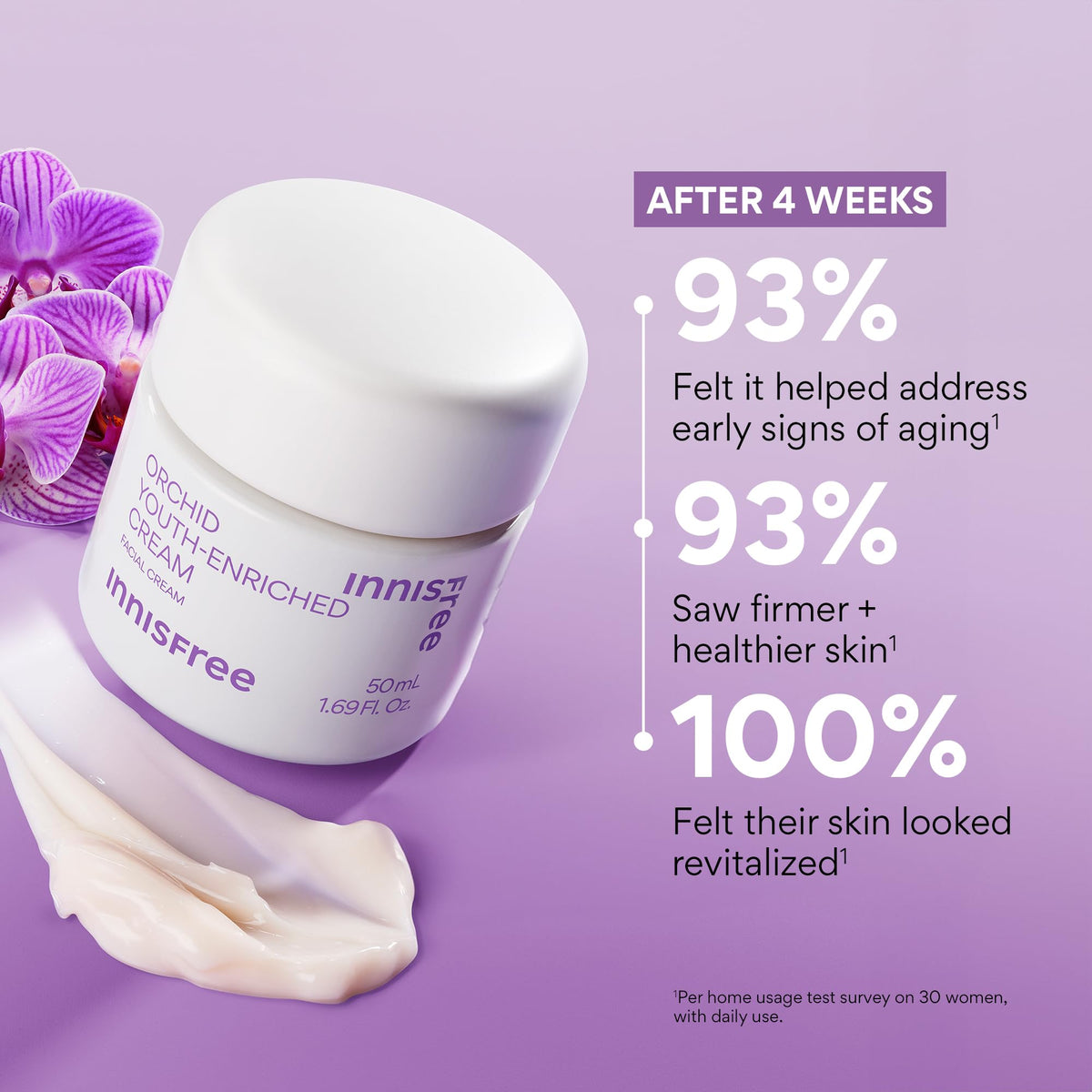 innisfree cream texture close-up highlighting rich moisturization