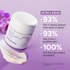 innisfree cream texture close-up highlighting rich moisturization