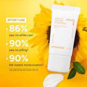 innisfree pump and cap detail highlighting clear labeling and easy dispensing