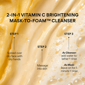 innisfree before and after rinse showing cleaner, refreshed skin
