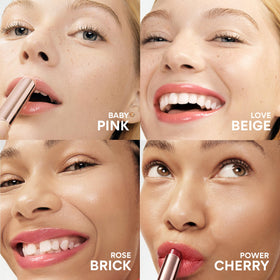 innisfree balm applied on lips demonstrating natural flush and comfortable wear