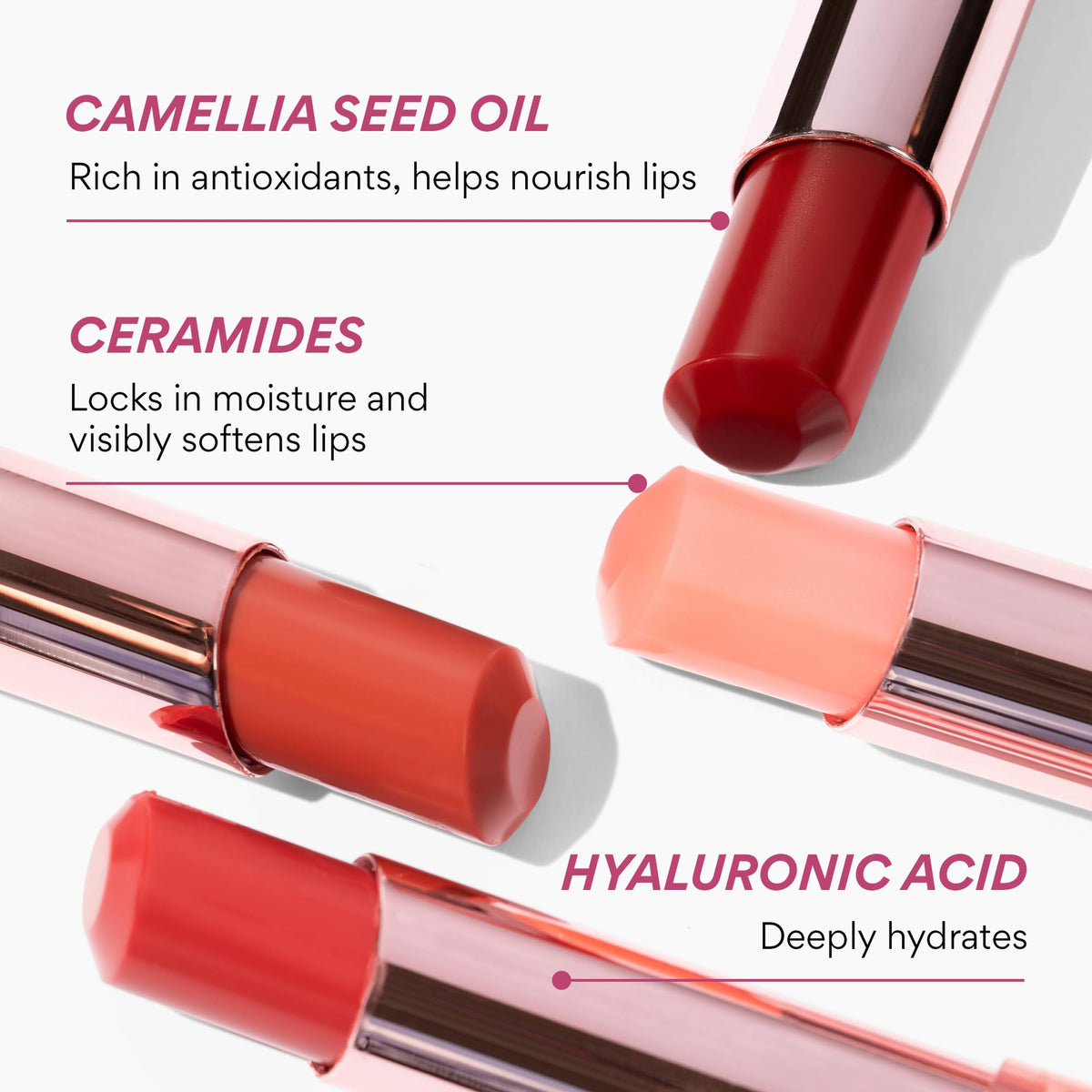 innisfree swatch on arm showing Rose Brick tint and buildable color benefit