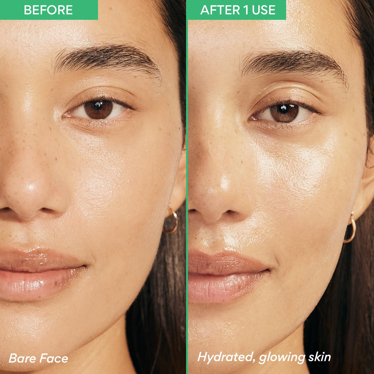 innisfree serum on skin application demonstrating quick hydration and smooth finish