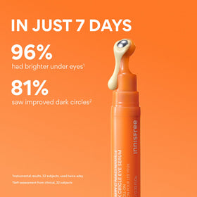 innisfree serum texture on hand showing lightweight spreadability