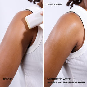 innisfree showing sunscreen layered under makeup offering lightweight compatibility
