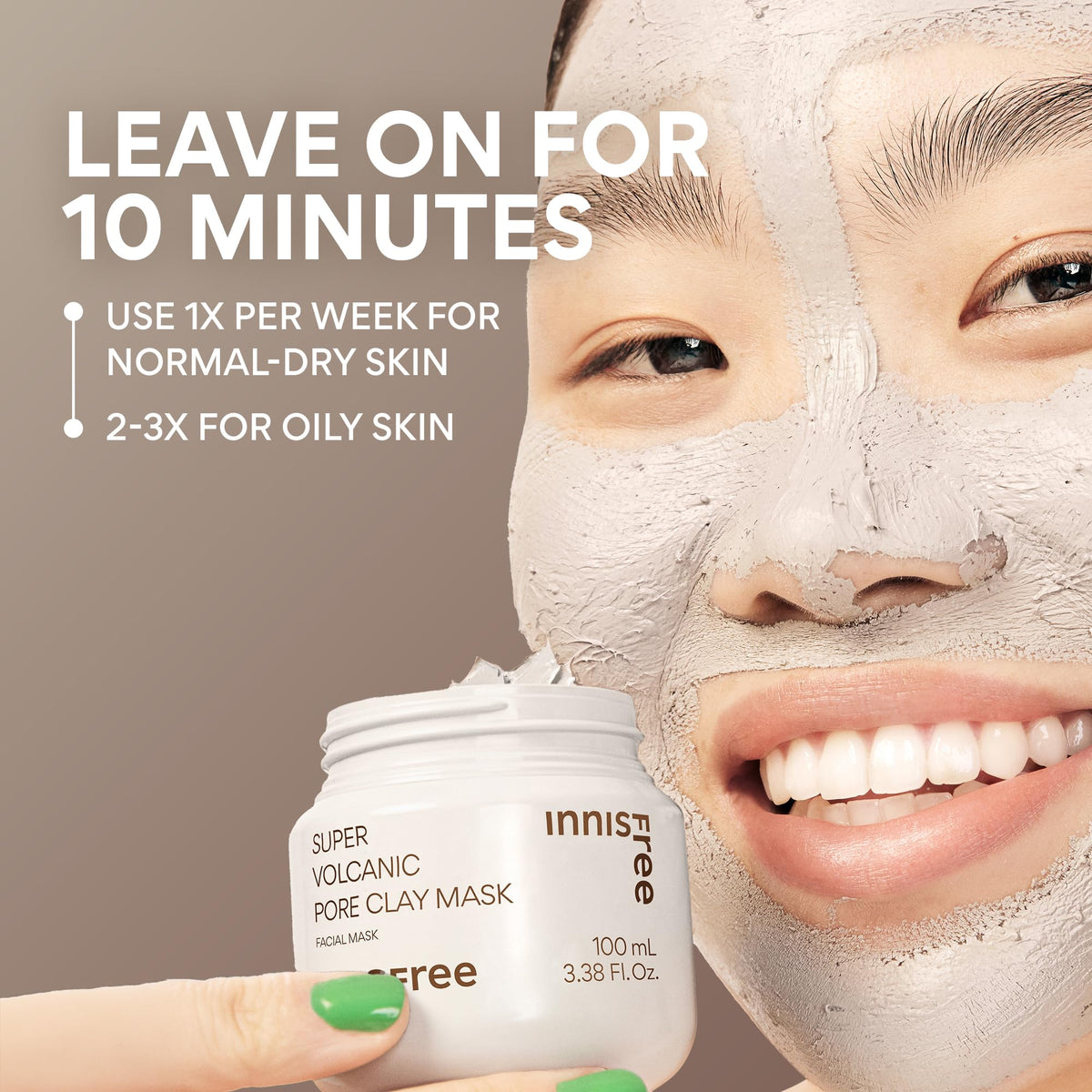innisfree jar on bathroom counter in routine, illustrates quick weekly use