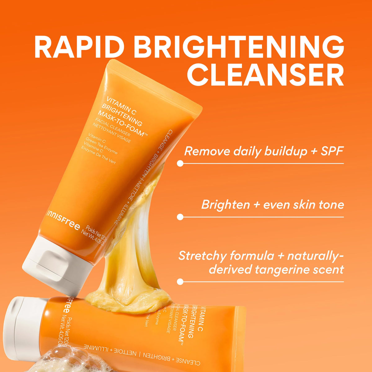 innisfree stretchy cream texture close-up highlighting easy application