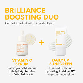 innisfree vitamin C serum front label showing product identity and glow benefit
