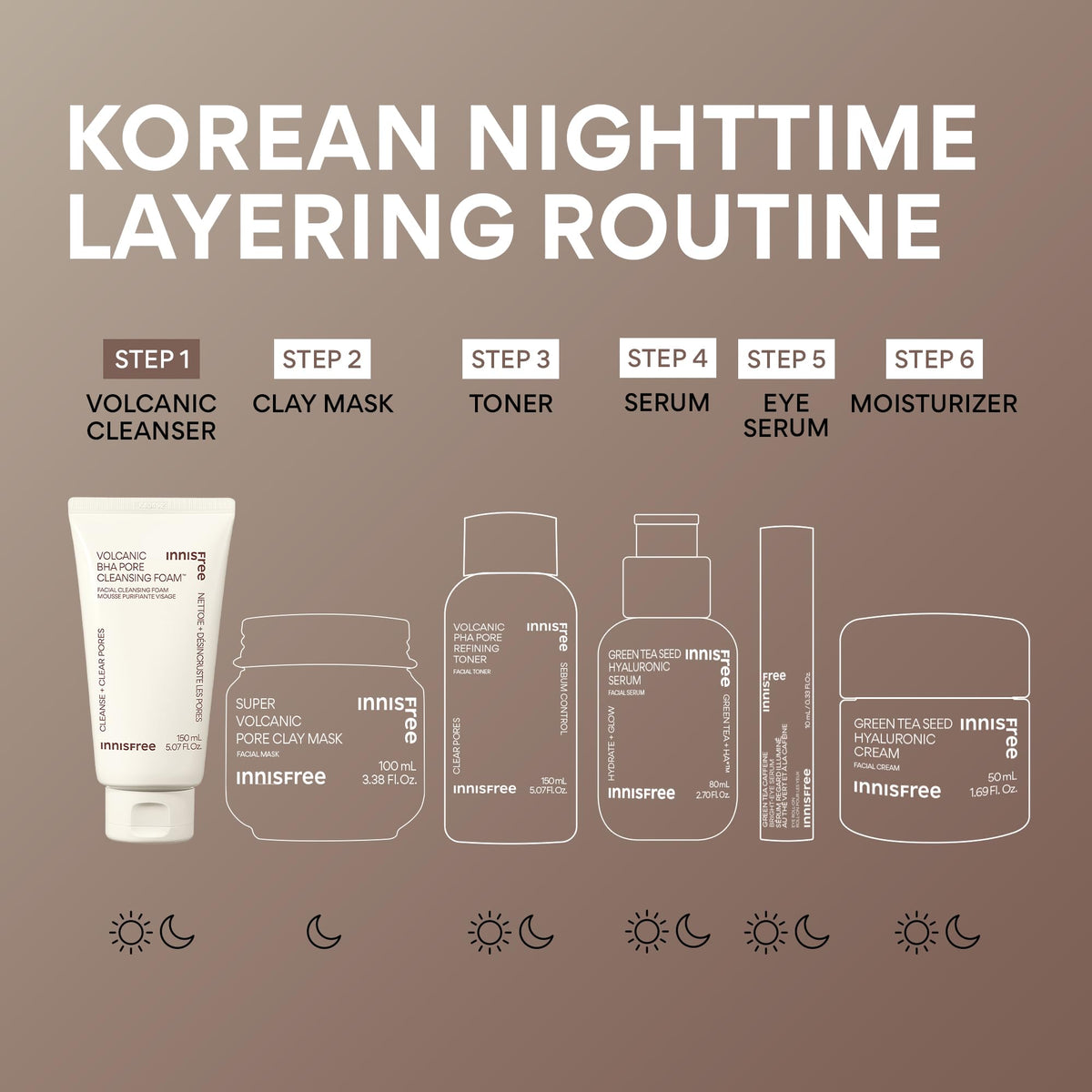 innisfree in bathroom setting showing routine-ready convenience