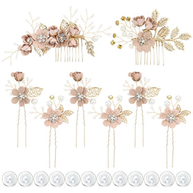 inSowni front packaging showing the dusty pink blue white 20-piece set, ready for bridal use