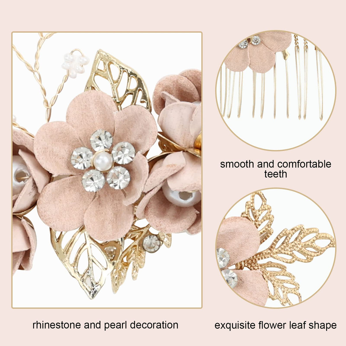 inSowni twist spiral pearl pins showing textured grip and decorative pearl finish