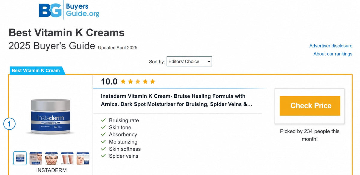Instaderm cream texture on fingertip highlighting fast-absorbing moisturizing benefit