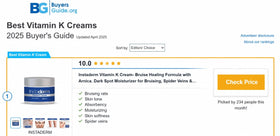 Instaderm cream texture on fingertip highlighting fast-absorbing moisturizing benefit