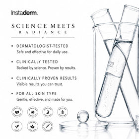 Instaderm eye area macro showing smoother skin and minimized fine lines