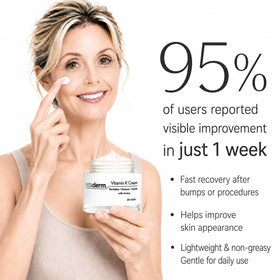Instaderm on bathroom counter as part of daily routine promoting easy layering