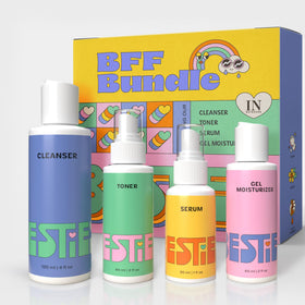 InstaNatural kit front packaging showing four Fresh Citrus products and benefits