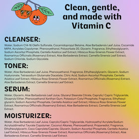 InstaNatural lifestyle teen applying kit in bathroom for easy daily routine