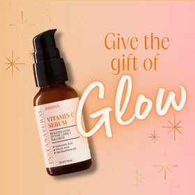 InstaNatural serum texture on fingertip showing lightweight hydration