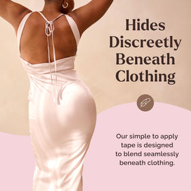 Instant Lifts before and after side view highlighting firmer rounder silhouette