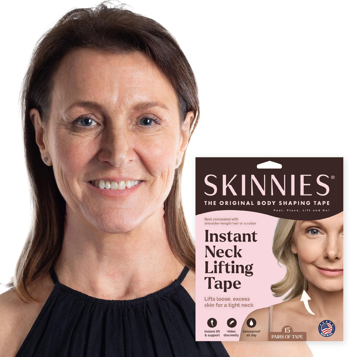 Instant Lifts Skinnies front packaging showing product and brand, conveys reliability