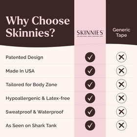 Instant Lifts Skinnies lifestyle shot at event, shows discreet wear under hair