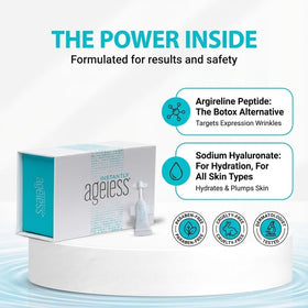 Instantly Ageless cream texture on finger demonstrating smooth finish