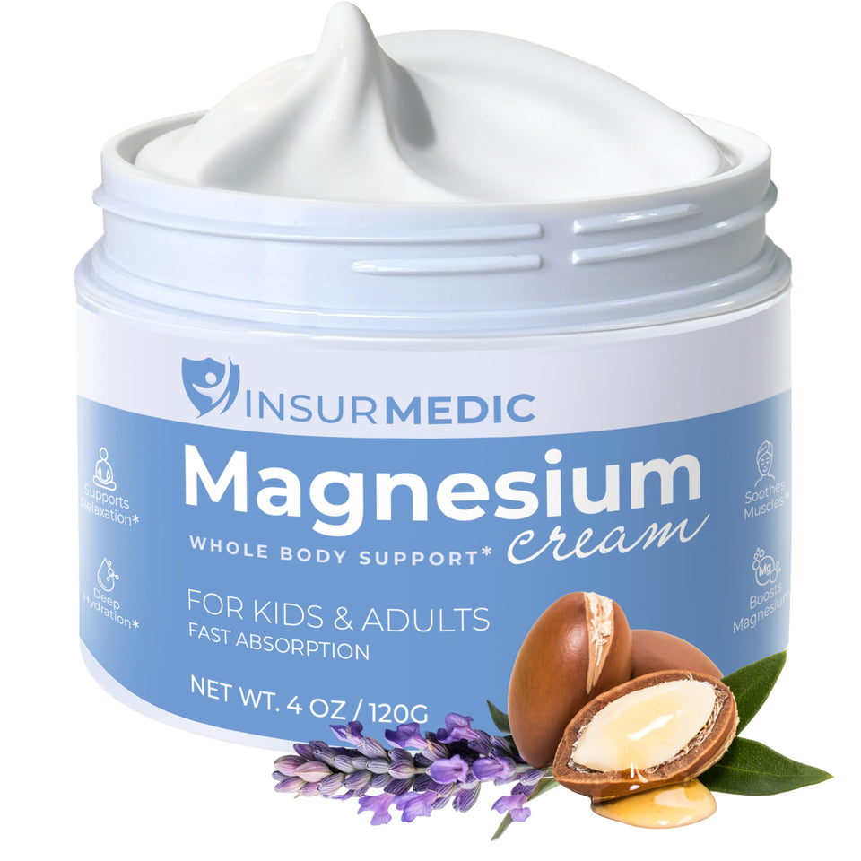 InsurMedic jar front view showing label and calming lavender benefit