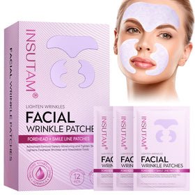 Insutam front packaging showing pink wrinkle patch pack benefit hydration