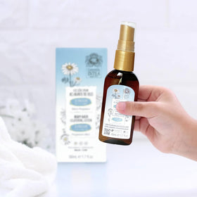 Intea bottle on bathroom shelf lifestyle shot suggesting everyday routine benefit